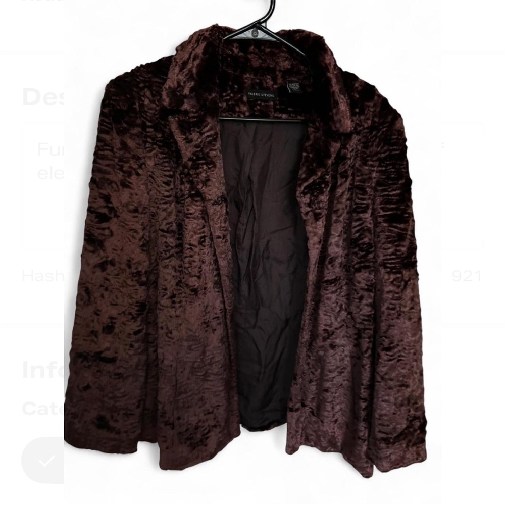Funky purple velvet jacket